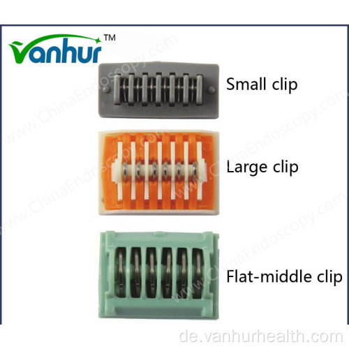 Titan-Clips für medizinische Geräte für chirurgische Instrumente